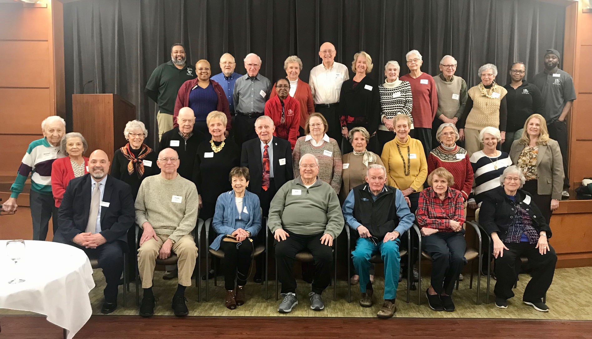 Group Photo with Resident and Employees